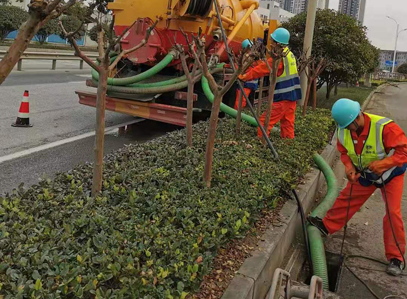 海尾镇市政管道清淤